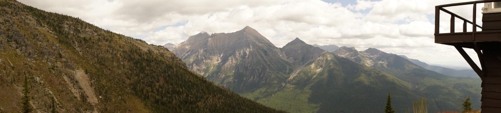 Rainbow Peak Mountain as seen from Numa Ridge Fire Lookout