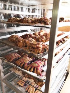 Huckleberry Bear Claws on Cooling Rack